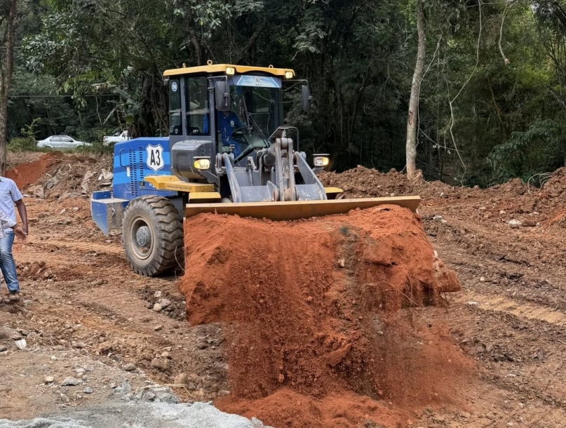 Prefeito Rodrigo Andrade realiza vistoria na nova ponte do Igavetá e destaca investimentos na região