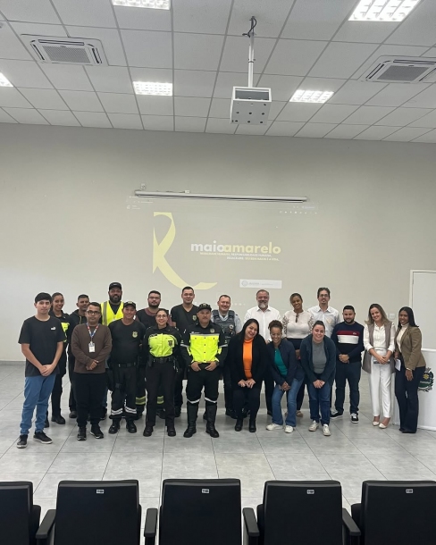 Jandira realiza palestra educacional para conscientização sobre segurança no trânsito