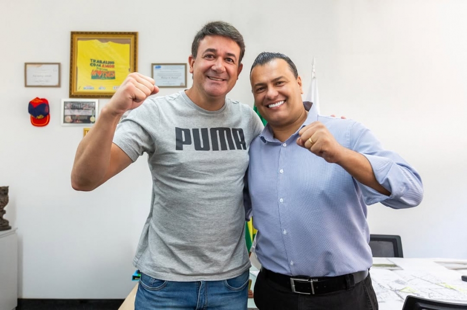 Prefeito Rodrigo Andrade recebe vice-prefeito de Carapicuíba e reforça compromisso com a integração regional