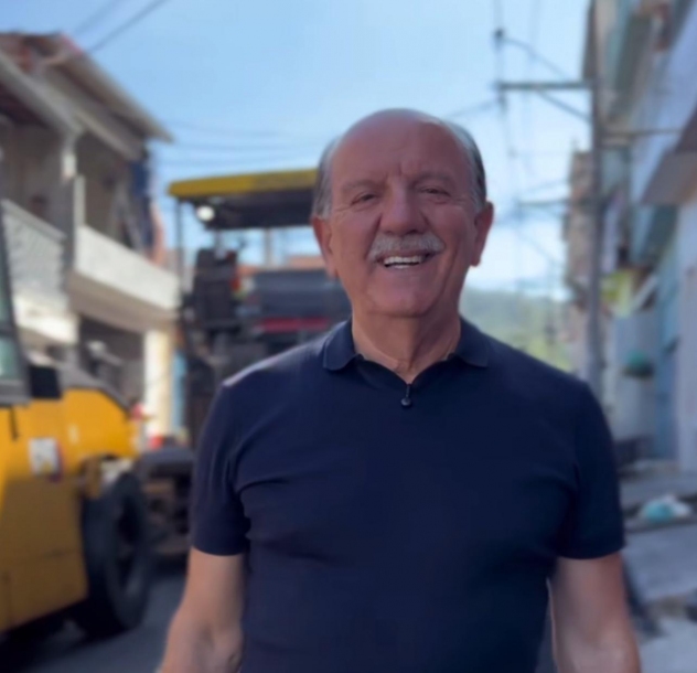 Prefeito Beto Piteri anuncia recapeamento da Rua José do Patrocínio no Parque Imperial
