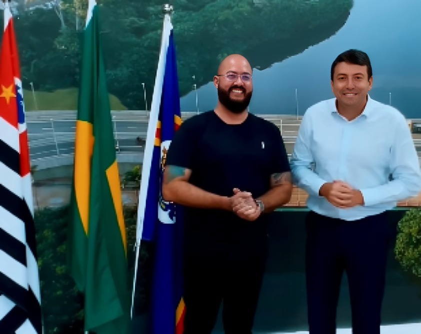 Elvis Cezar recebe prefeito de Mairinque Eduardo Thomaz para diálogo sobre Políticas Públicas